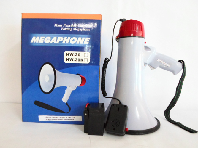 Loa cầm tay HE HW-20R (Có ghi âm)