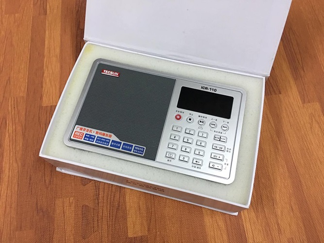 Radio Tecsun ICR-110 (Bạc)