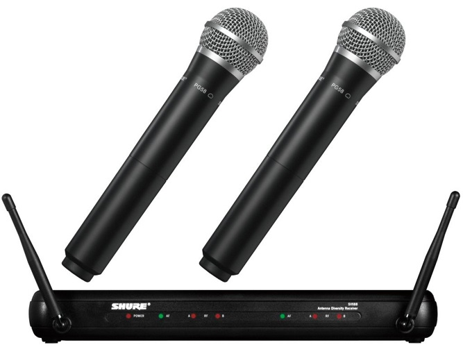 Micro Shure SVX288A/PG58