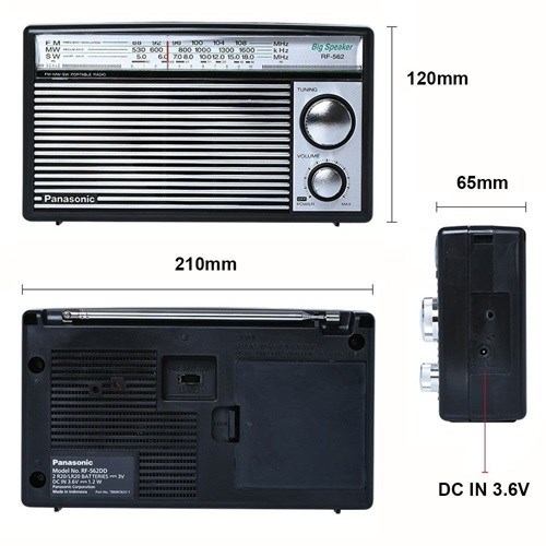 Radio Panasonic RF-562DD