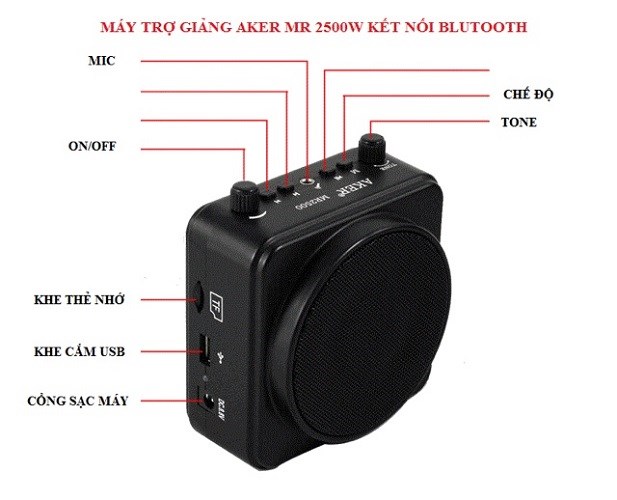 Aker MR2500W (Không dây)