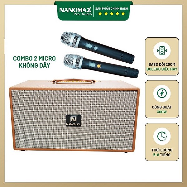 Loa Karaoke Xách Tay Nanomax K-30