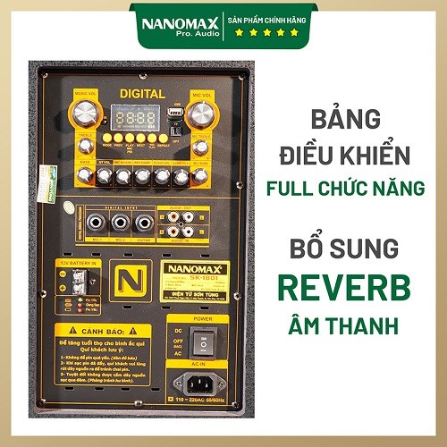 Loa Kéo Nanomax SK-1801