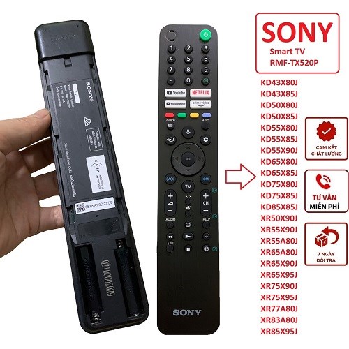 Điều khiển Tivi Sony RMF-TX520P (Chính hãng)
