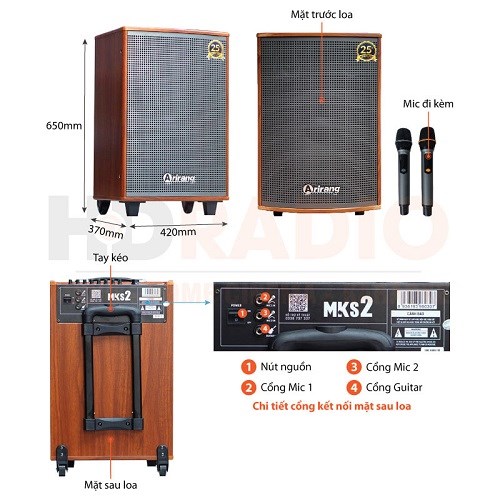 Loa kéo di động Arirang MKS2