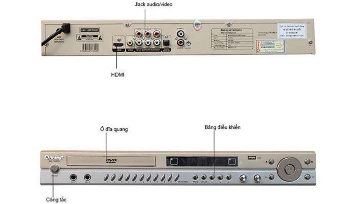 Đầu DVD Arirang AR-36MB