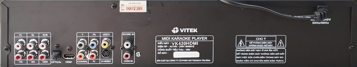 Đầu DVD VITEK VK420 HDMI