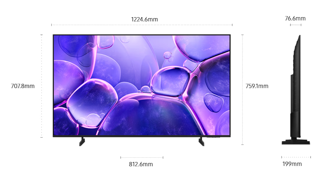 Tivi 4K Crystal UHD Samsung 55 inch UA55U8000FKXXV