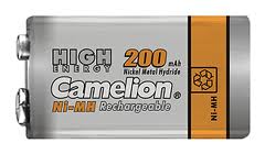 PIN SẠC CAMELION 9V-200mAh